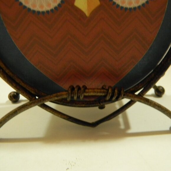 Owl Sand Stone Coasters with Holder Excellent Condition Set of 4 - Picture 2 of 5